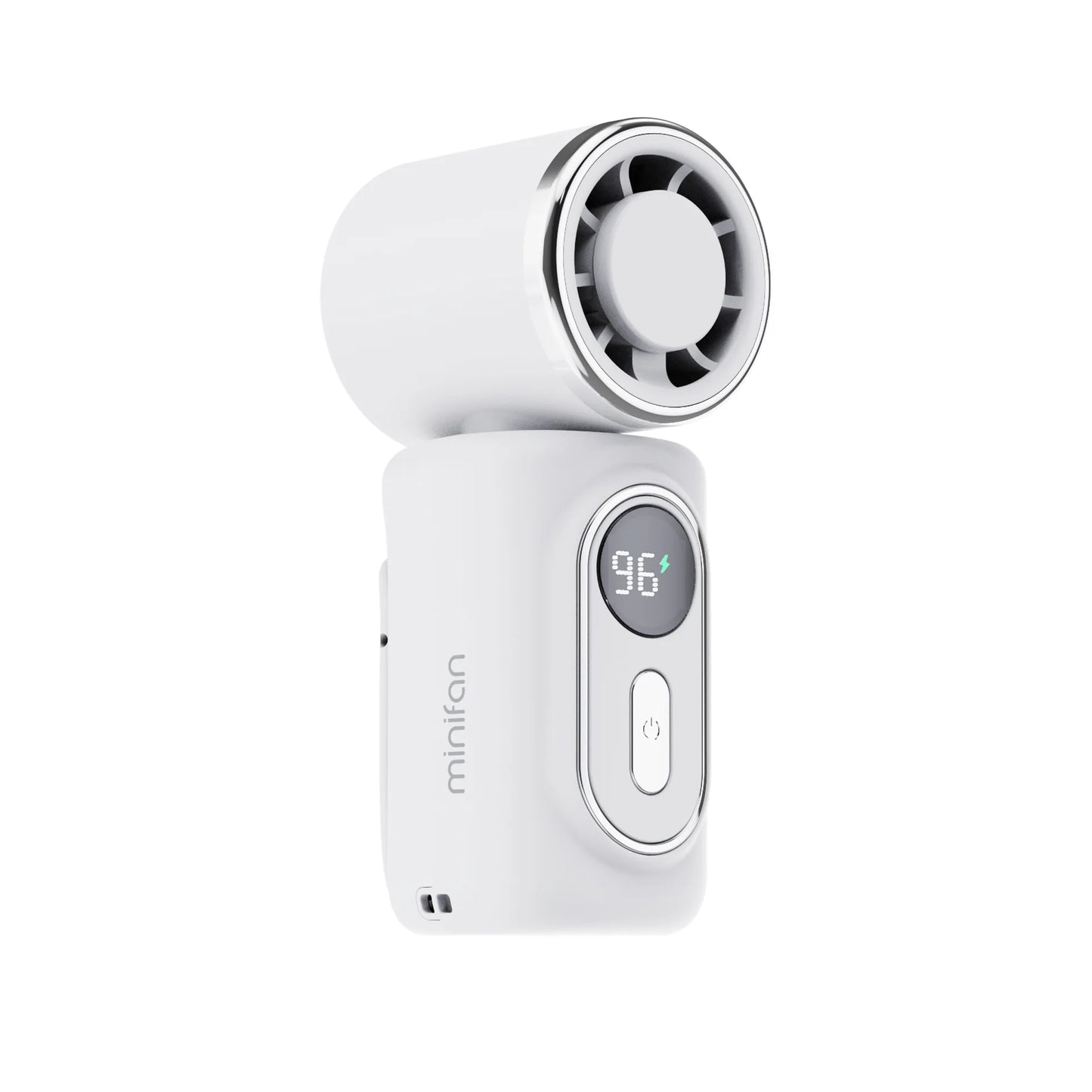 Portable Handheld Fan with Clip Umbrella Holder Function - Compact Personal Cooling Fan for On-the-Go Relief Silicone anti-slip