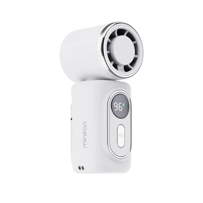 Portable Handheld Fan with Clip Umbrella Holder Function - Compact Personal Cooling Fan for On-the-Go Relief Silicone anti-slip